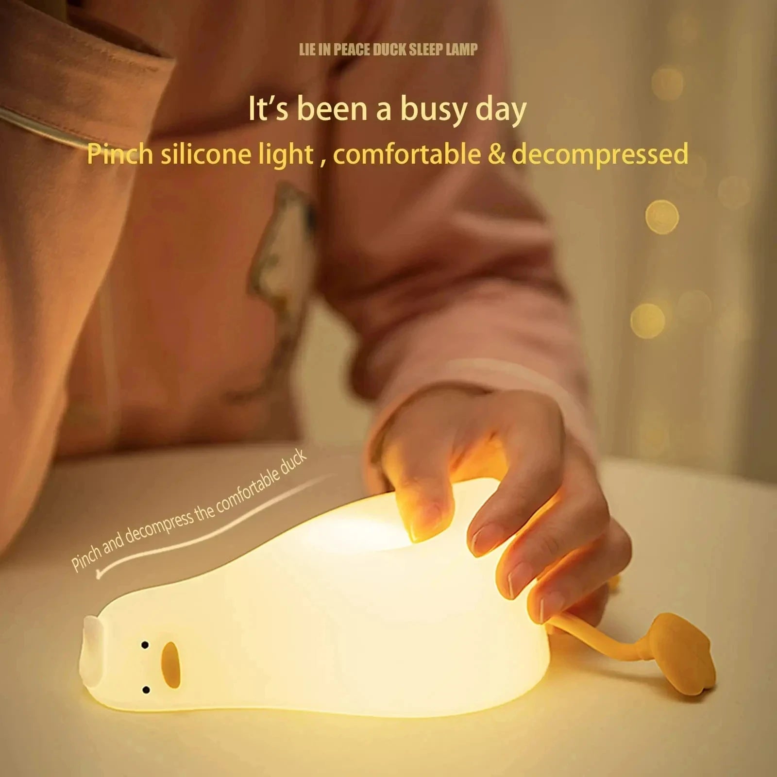 Cute Animal Touch Sensor LED Night Lamp USB Rechargeable Silicone Lamp Timing Bedside Desktop Decoration Cartoon Book Lights