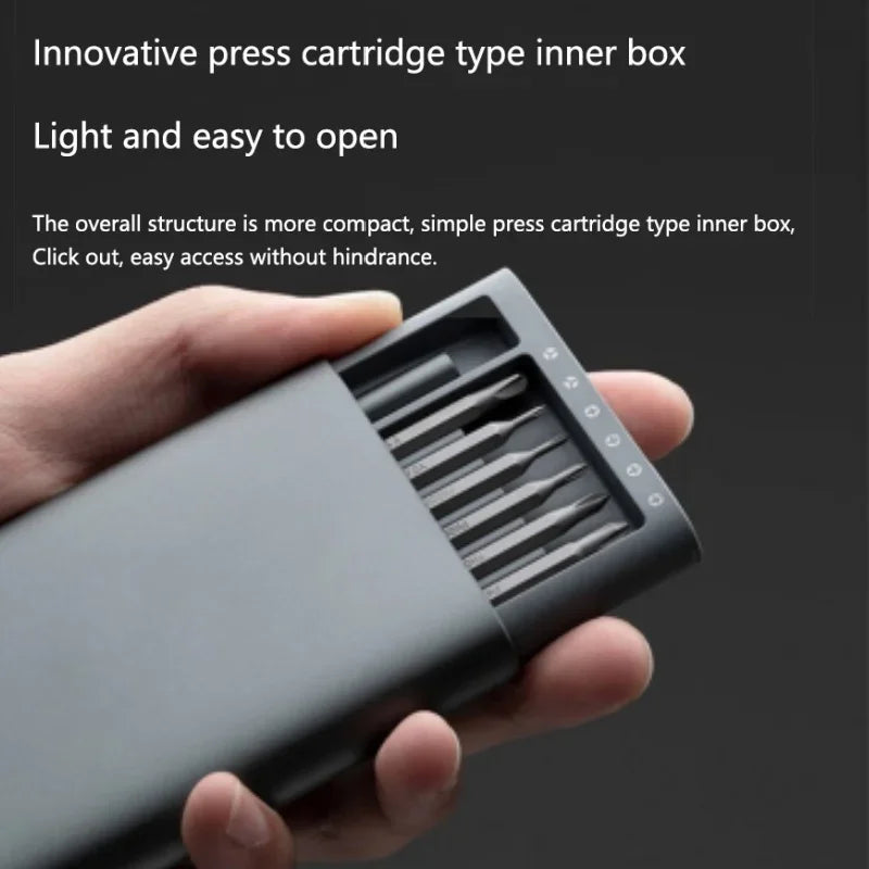 Xiaomi 24 in 1 Finishing Screwdriver Set Mini Pocket Magnetic Absorption Precision Screwdriver Multifunctional Repair Tool Hot