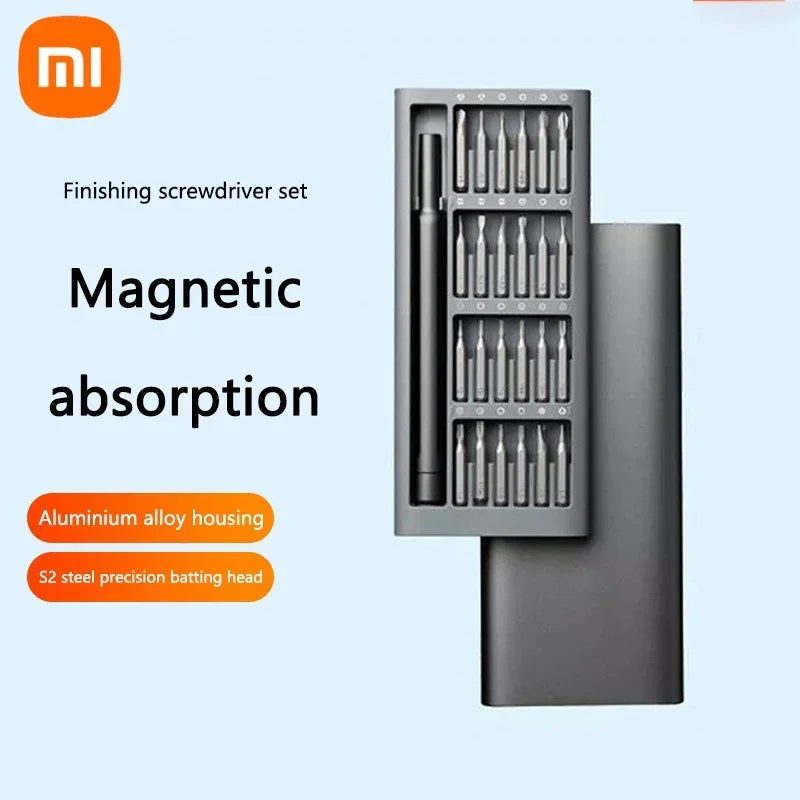 Xiaomi 24 in 1 Finishing Screwdriver Set Mini Pocket Magnetic Absorption Precision Screwdriver Multifunctional Repair Tool Hot